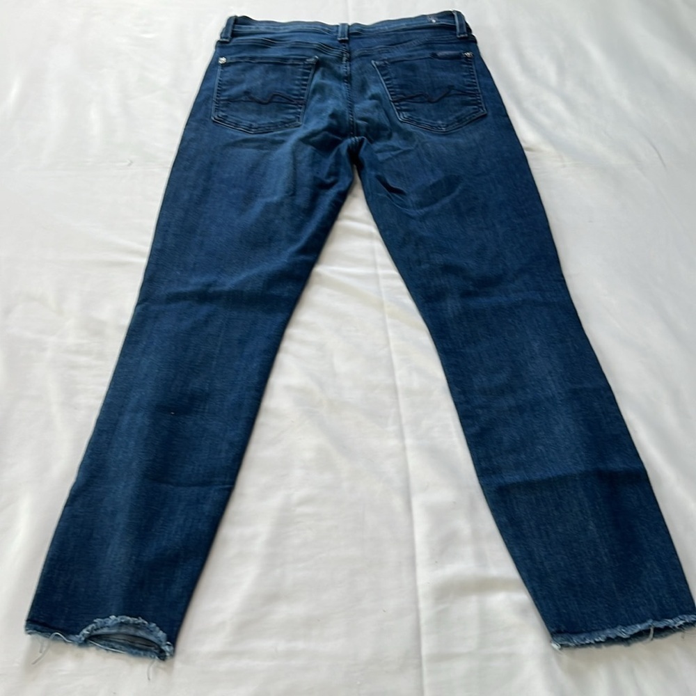 7 for All Mankind High Waist Ankle Gwenevere Jeans - Picture 3 of 6